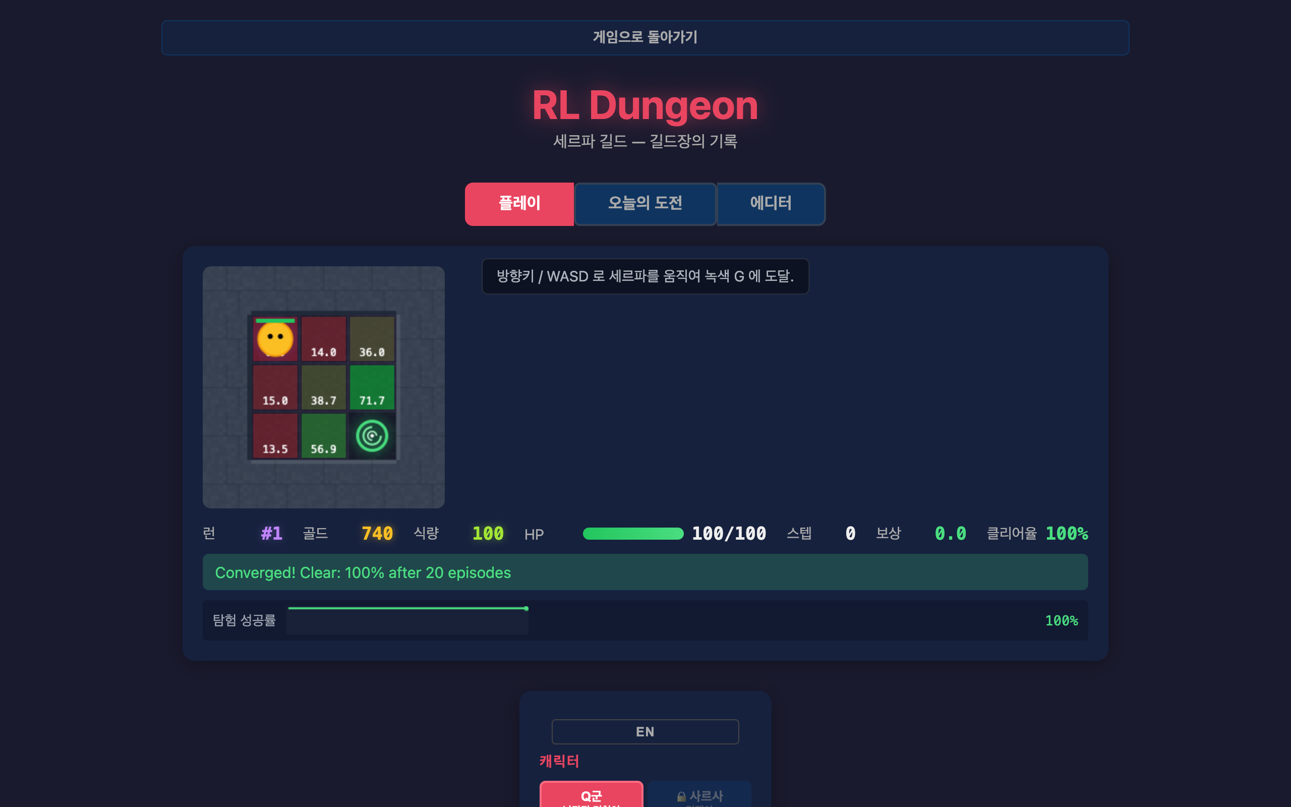 Q-heatmap 시각화